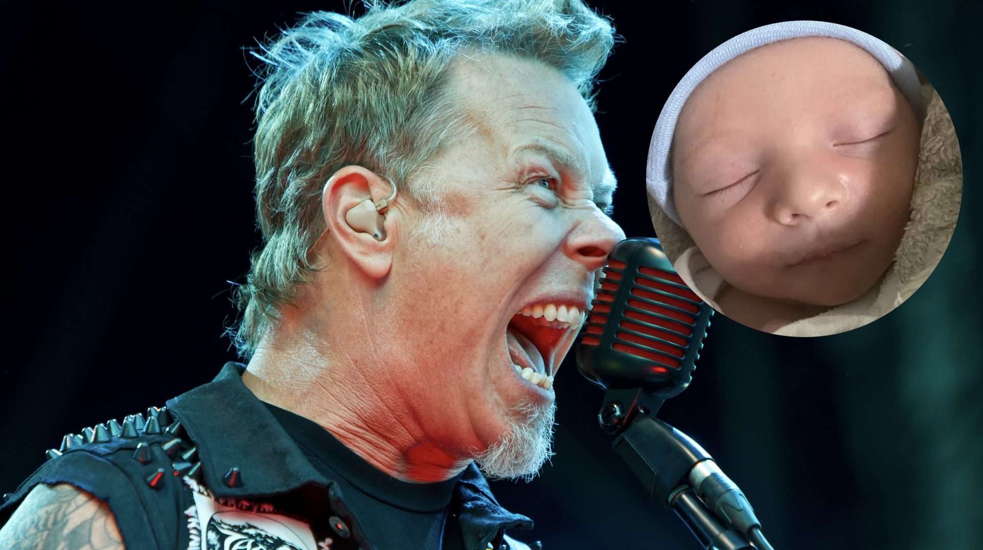 หญิงสาวที่คลอดลูกกลางคอนเสิร์ต Metallica ตั้งชื่อกลางของลูกเพื่อเป็นเกียรติแก่ James Hetfield