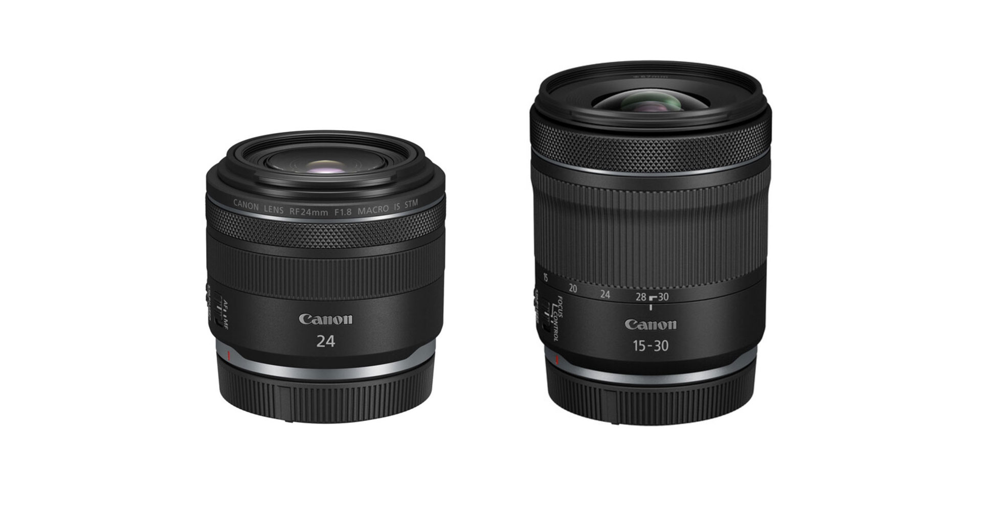 Canon เปิดตัวเลนส์ 2 รุ่นใหม่ RF 24mm f/1.8 MACRO IS STM และ RF 15-30mm f/4.5-6.3 IS STM เสริมทัพระบบ RF