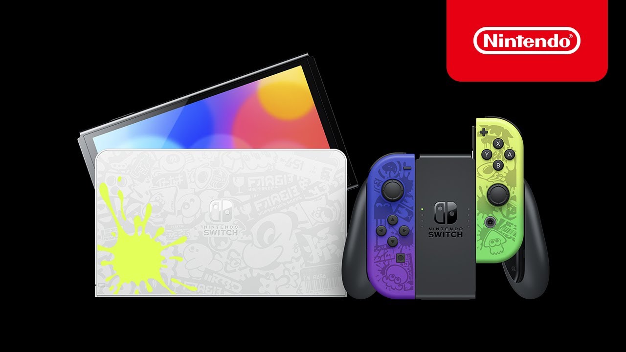 เปิดตัวเครื่องเกม Nintendo Switch OLED ลายจากเกม Splatoon 3