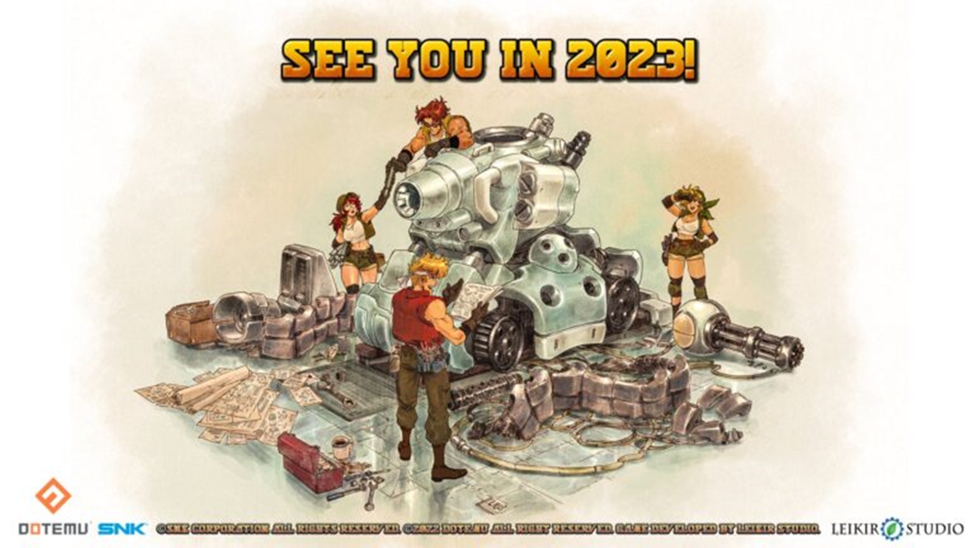 คอเกมเซ็ง Metal Slug Tactics เลื่อนยาวไปออกปี 2023