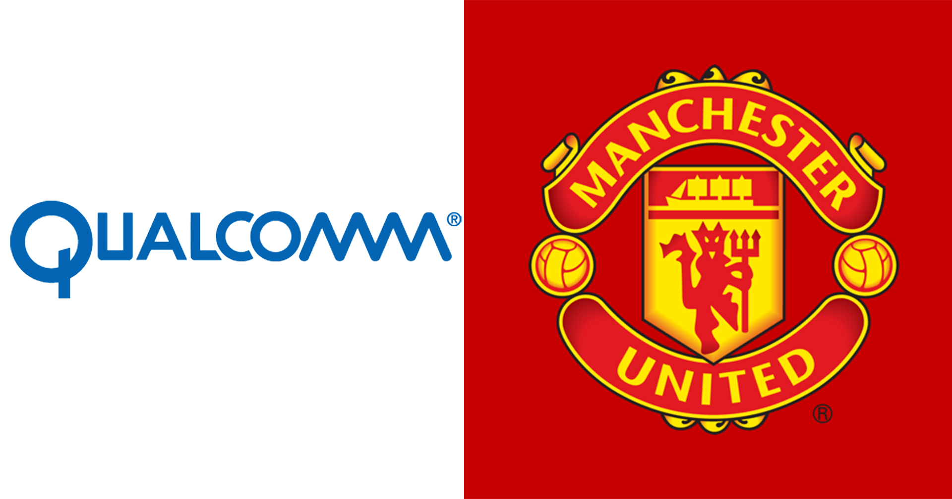 Qualcomm เริ่มเป็นผู้สนับสนุน Manchester United : โชว์แบรนด์ของ Qualcomm ให้เห็นเด่นชัด