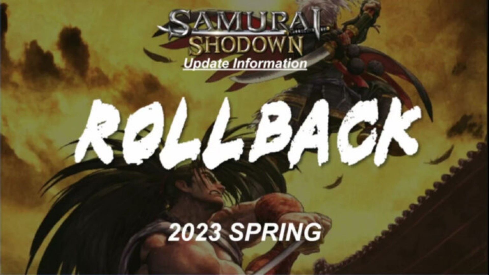 SNK จะใส่  rollback netcode ในเกม Samurai Shodown ต้นปี 2023