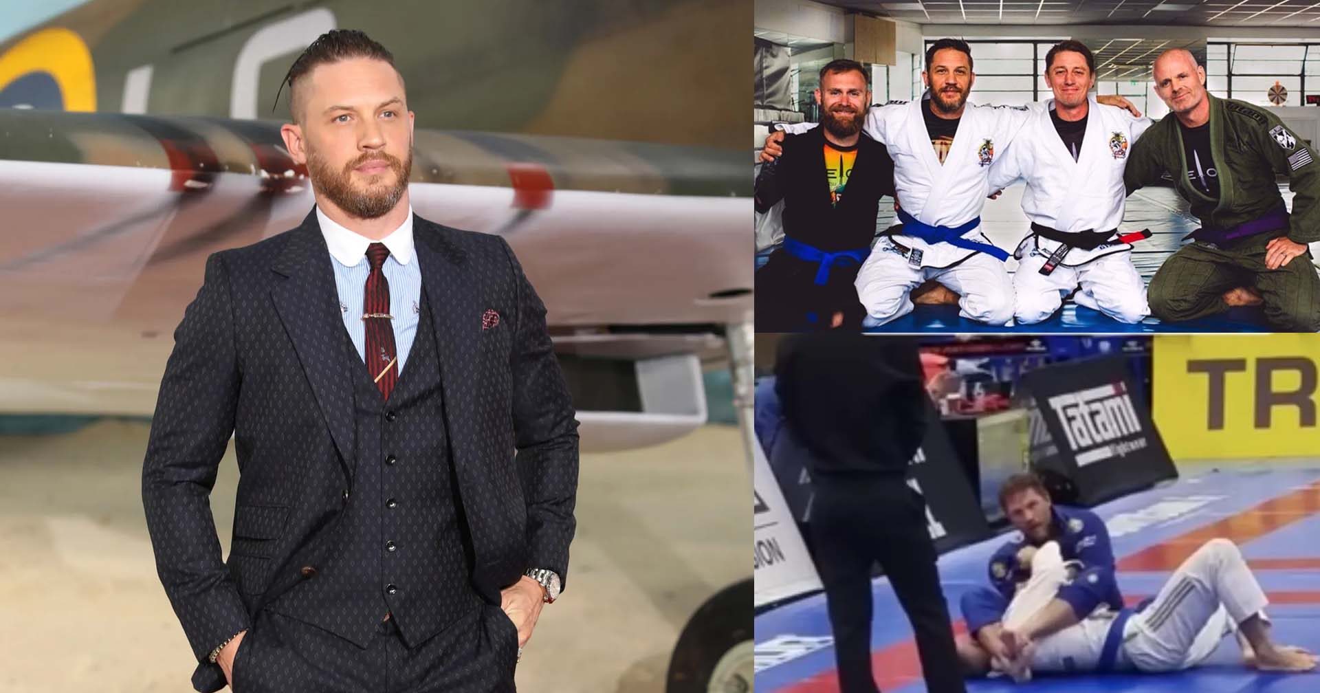 Tom Hardy คว้าเหรียญทองการแข่งขันยิวยิตสู