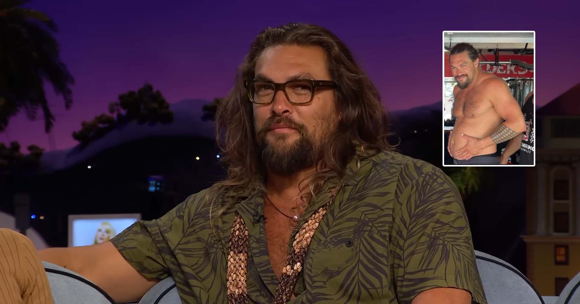 Jason Momoa อธิบายหุ่นที่เปลี่ยนไปของเขา หลังการผ่าตัดไส้เลื่อน