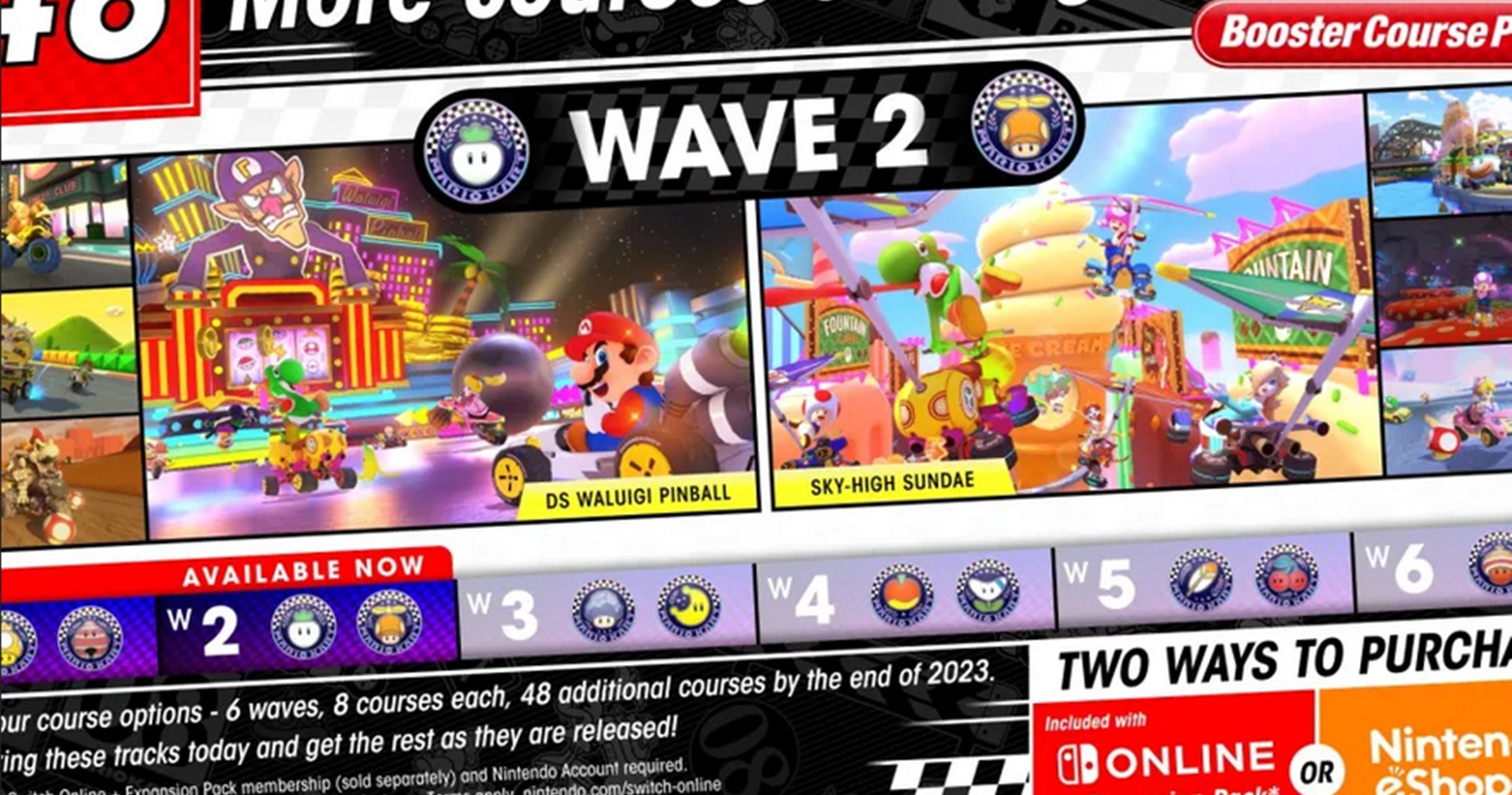Nintendo เปิดให้โหลดสนามแข่งใหม่ใน Mario Kart 8 Deluxe แล้ว
