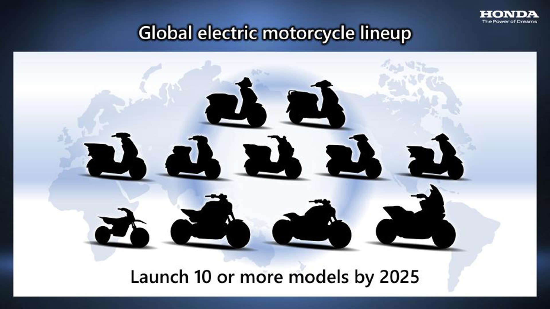 Honda วางแผนปล่อยรถจักรยานยนต์ไฟฟ้า 10 รุ่นภายในปี 2025