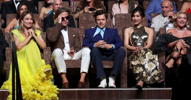 Harry Styles Chris Pine Don't Worry Darling