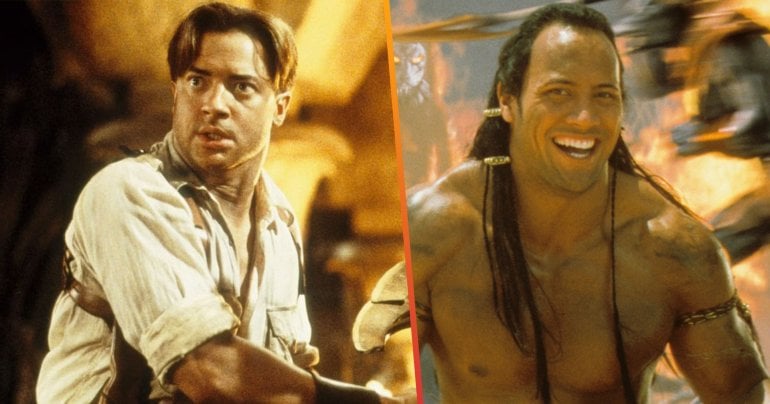 Dwayne Johnson Brendan Fraser