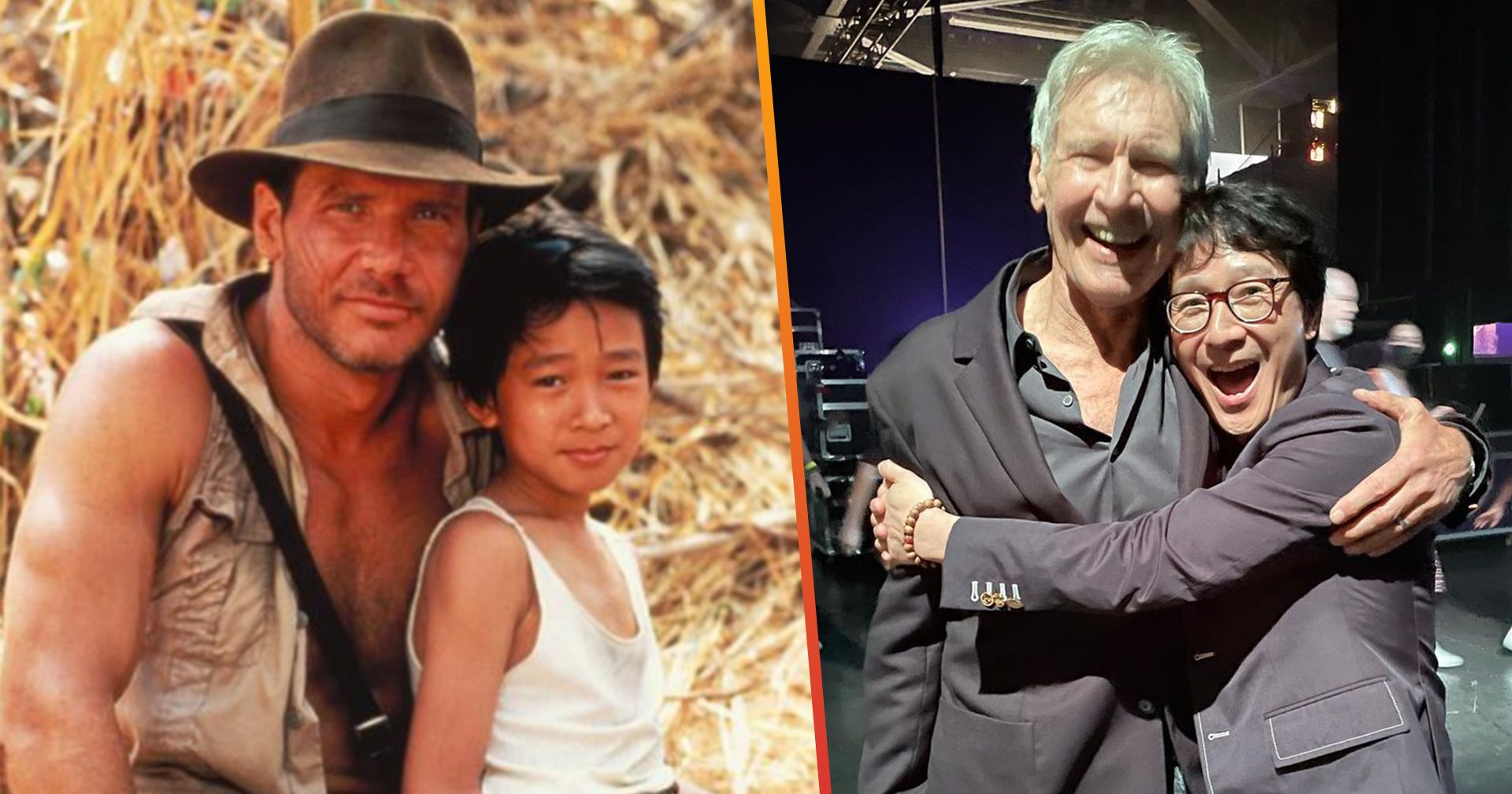 Harrison Ford – Ke Huy Quan นักแสดงจาก ‘Indiana Jones 2’ กลับมาเจอกันอีกครั้งในรอบ 38 ปี กลางงาน D23 Expo