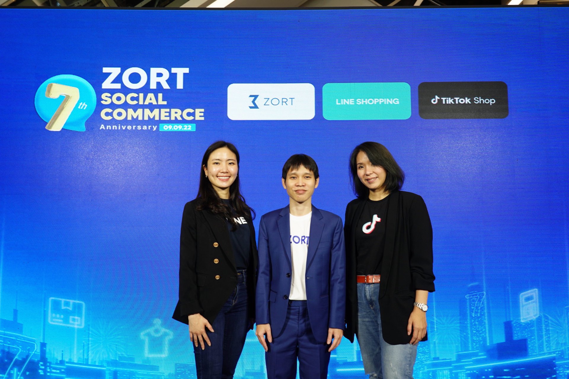 ZORT x Line Shopping x TikTok Shop บุก Social Commerce ตั้งเป้าเติบโต 100%