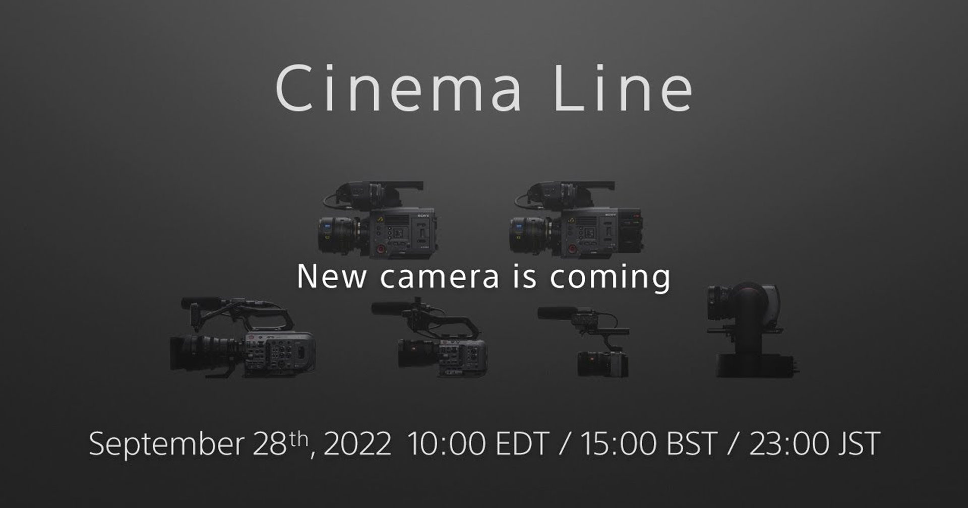 Sony ปล่อย teaser เตรียมเปิดตัวกล้อง Cinema Line รุ่นใหม่ 28 กันยายน หรือจะเป็น FX30 ที่ลือกัน!?