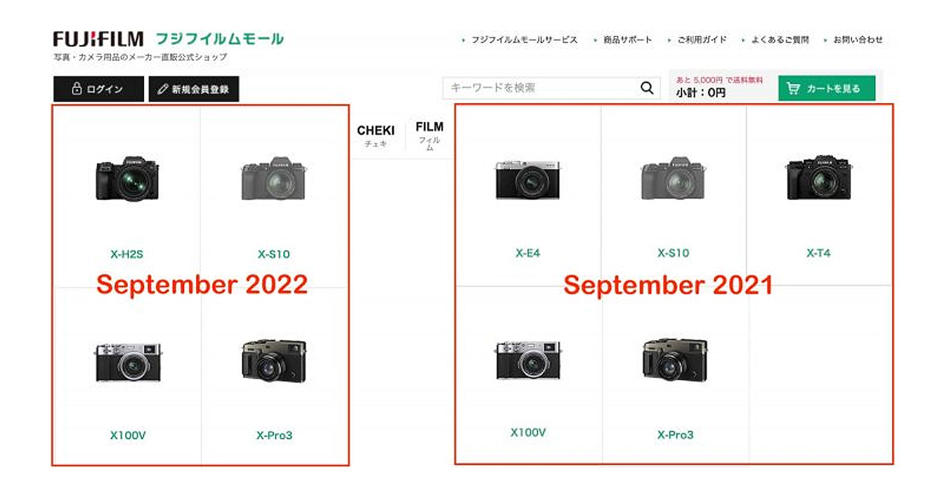 FUJIFILM ถอดกล้อง X-T4 และ X-E4 ออกจากหน้า แคตตาล็อกหรือนี่จะเป็นสัญญาณใกล้เปิดตัวรุ่นใหม่!?