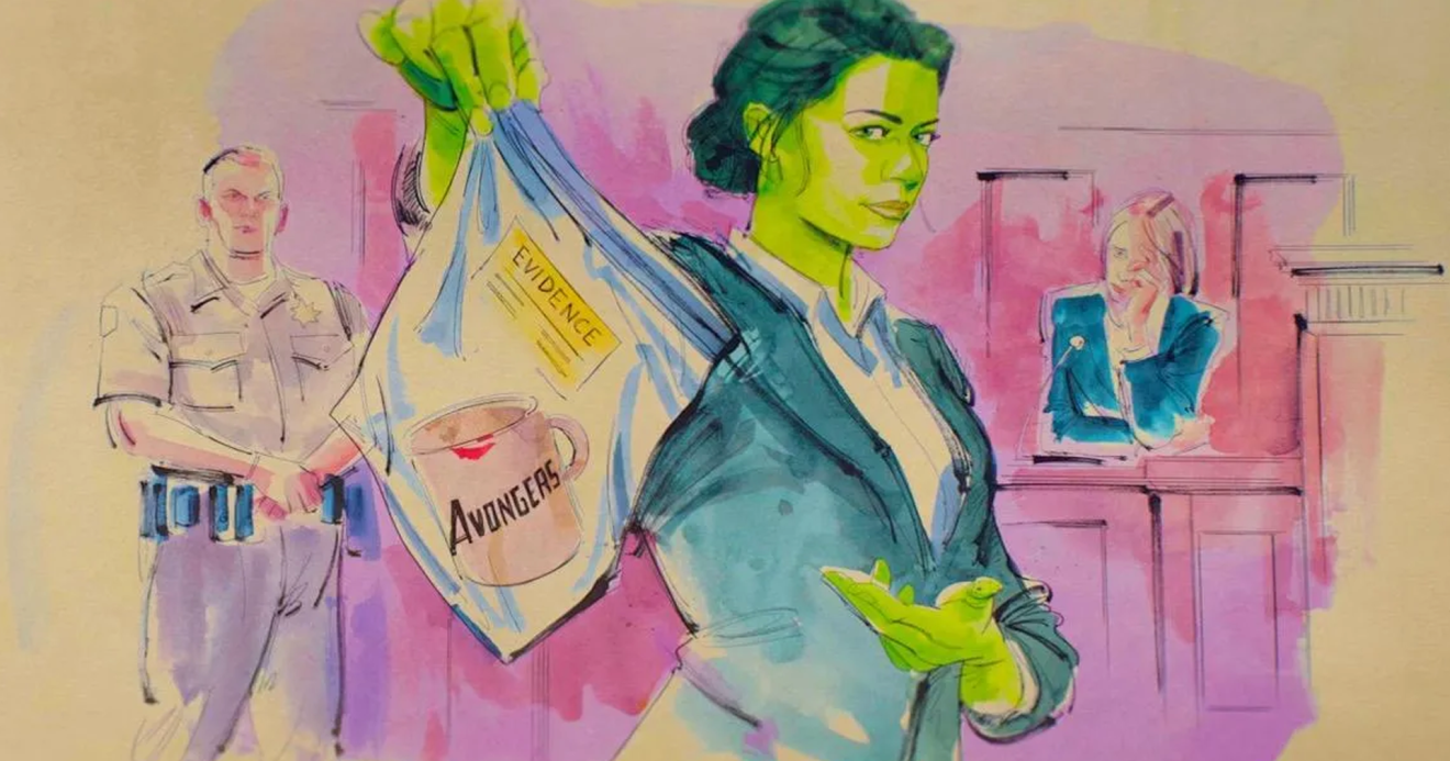 รู้จัก ‘Courtroom Sketch’ ภาพร่างในชั้นศาลที่ปรากฏอยู่ในเครดิตของซีรีส์ She-Hulk￼