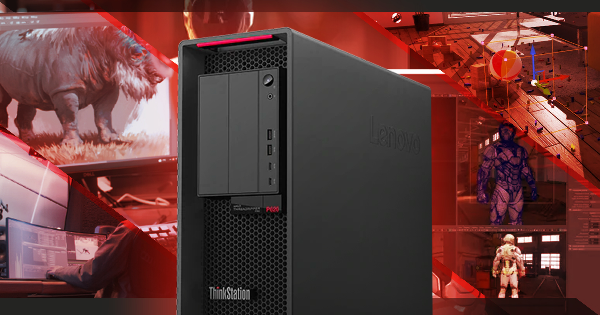 Lenovo ThinkStation P620 คอมพิวเตอร์ Workstation เกิดมาเพื่อสร้างเกม!