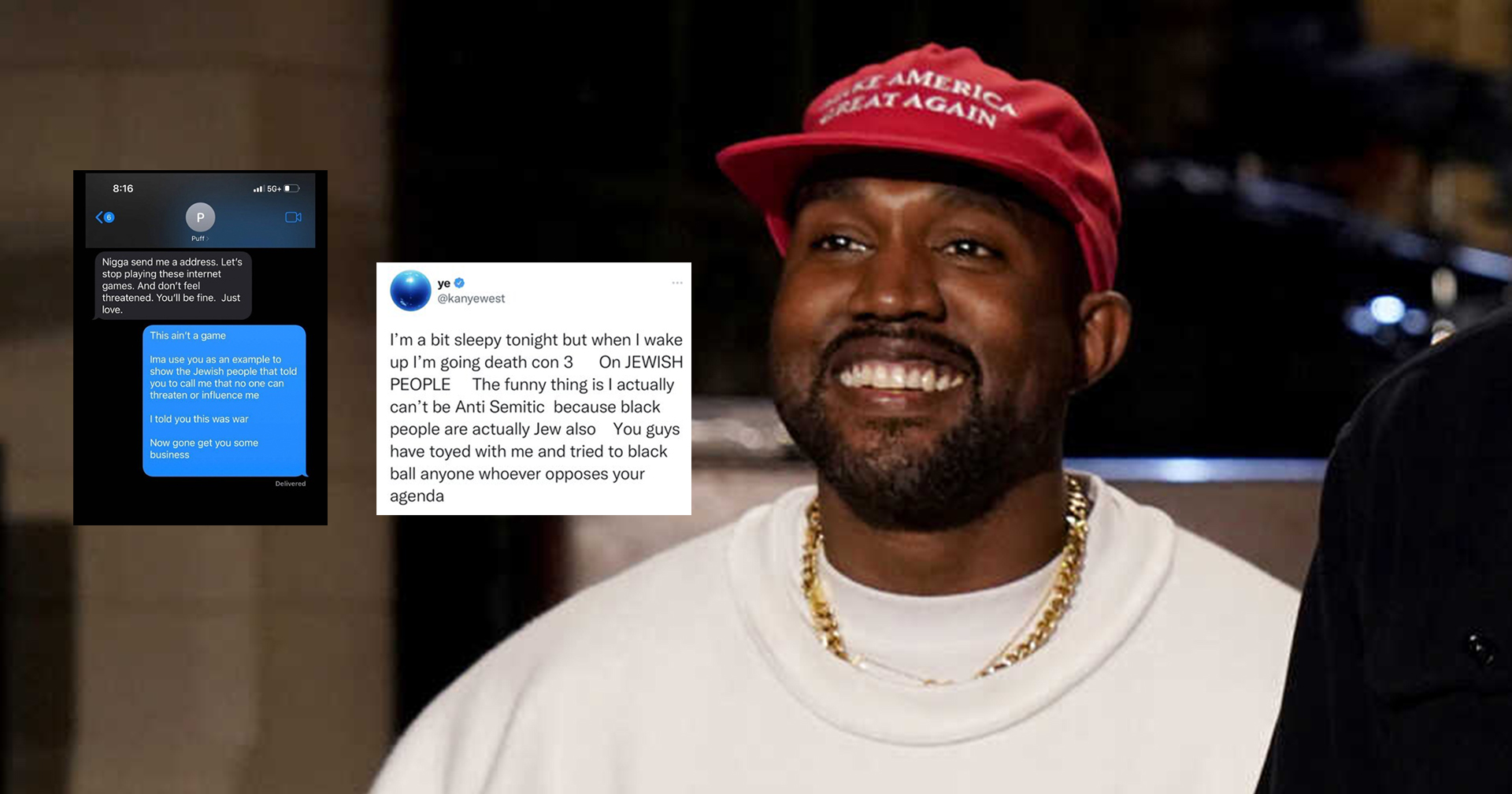 เกม! Kanye West ถูก IG และ Twitter บล็อก หลังไปโพสต์เหยียดคนยิว