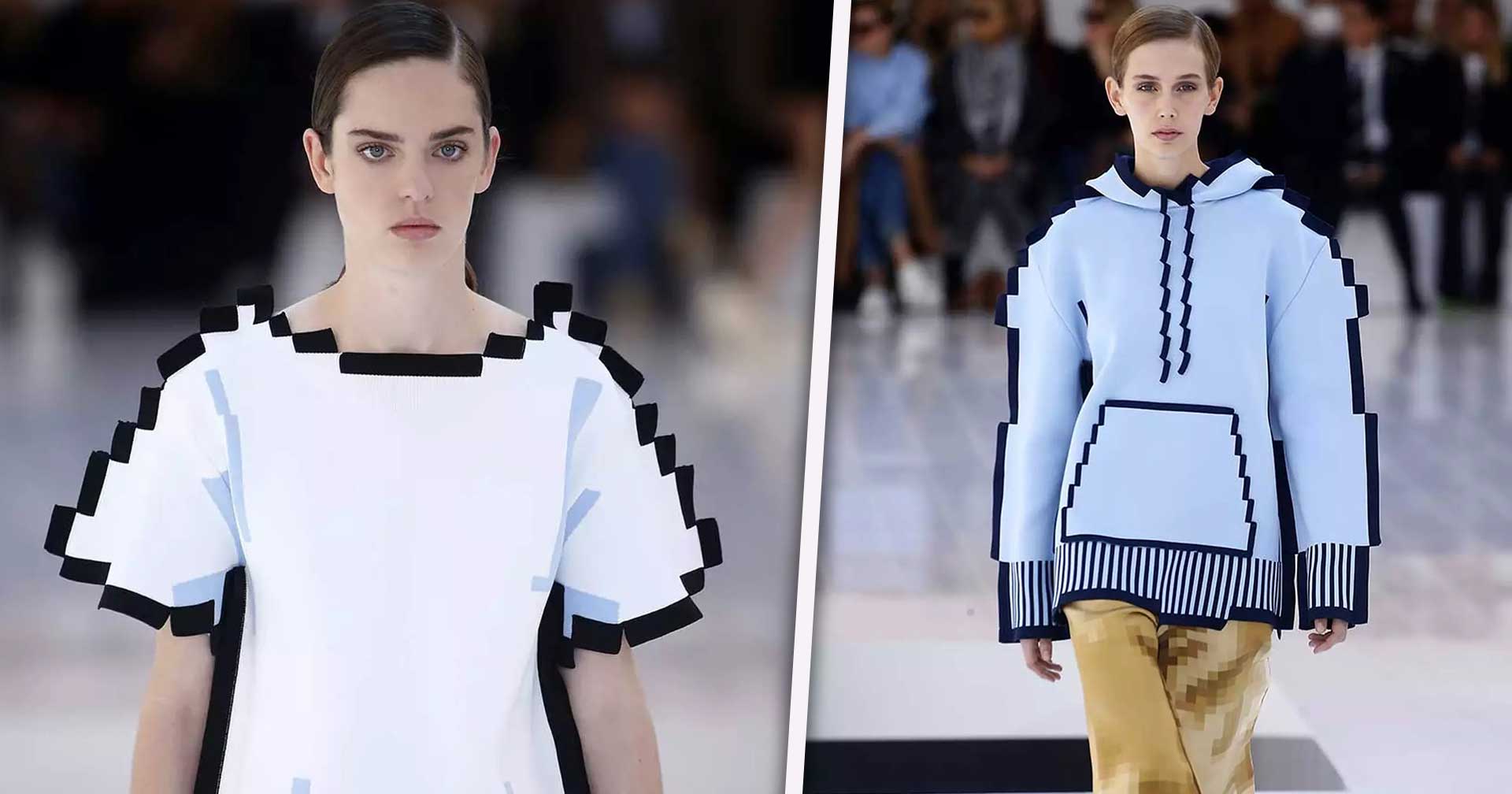 LOEWE เปิดตัวคอลเล็กชันเสื้อผ้า ‘Pixelated Glitch’ ที่ดูเหมือนหลุดออกมาจาก Minecraft