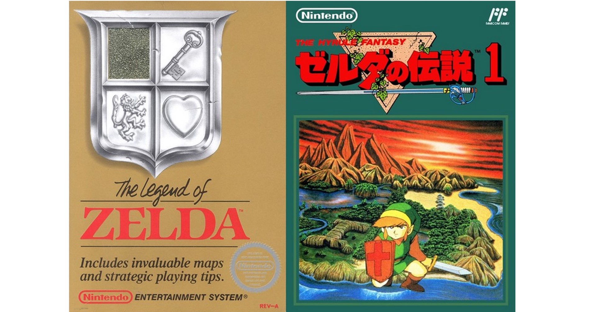 หลุดภาพกล่องเกม Zelda ภาคแรกบน แฟมิคอม ที่ไม่ถูกใช้งาน