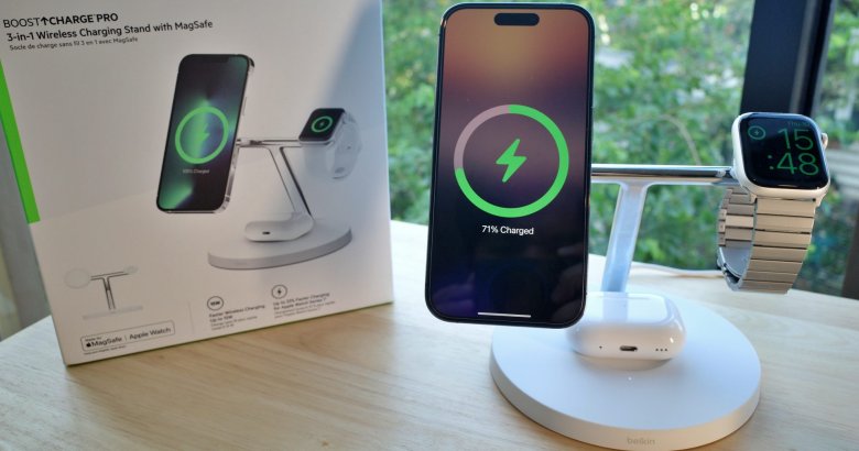 รีวิว Belkin 3-in-1 Wireless Charging Stand with MagSafe แท่นชาร์จสารพัดประโยชน์ของชาว Apple