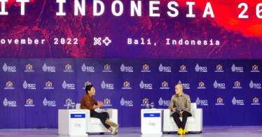 Changpeng Zhao CZ at B20 Summit Indonesia 2022