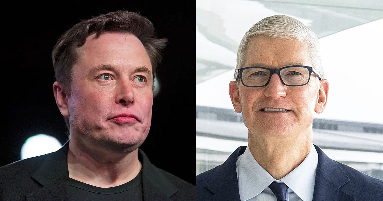 elon musk tim cook