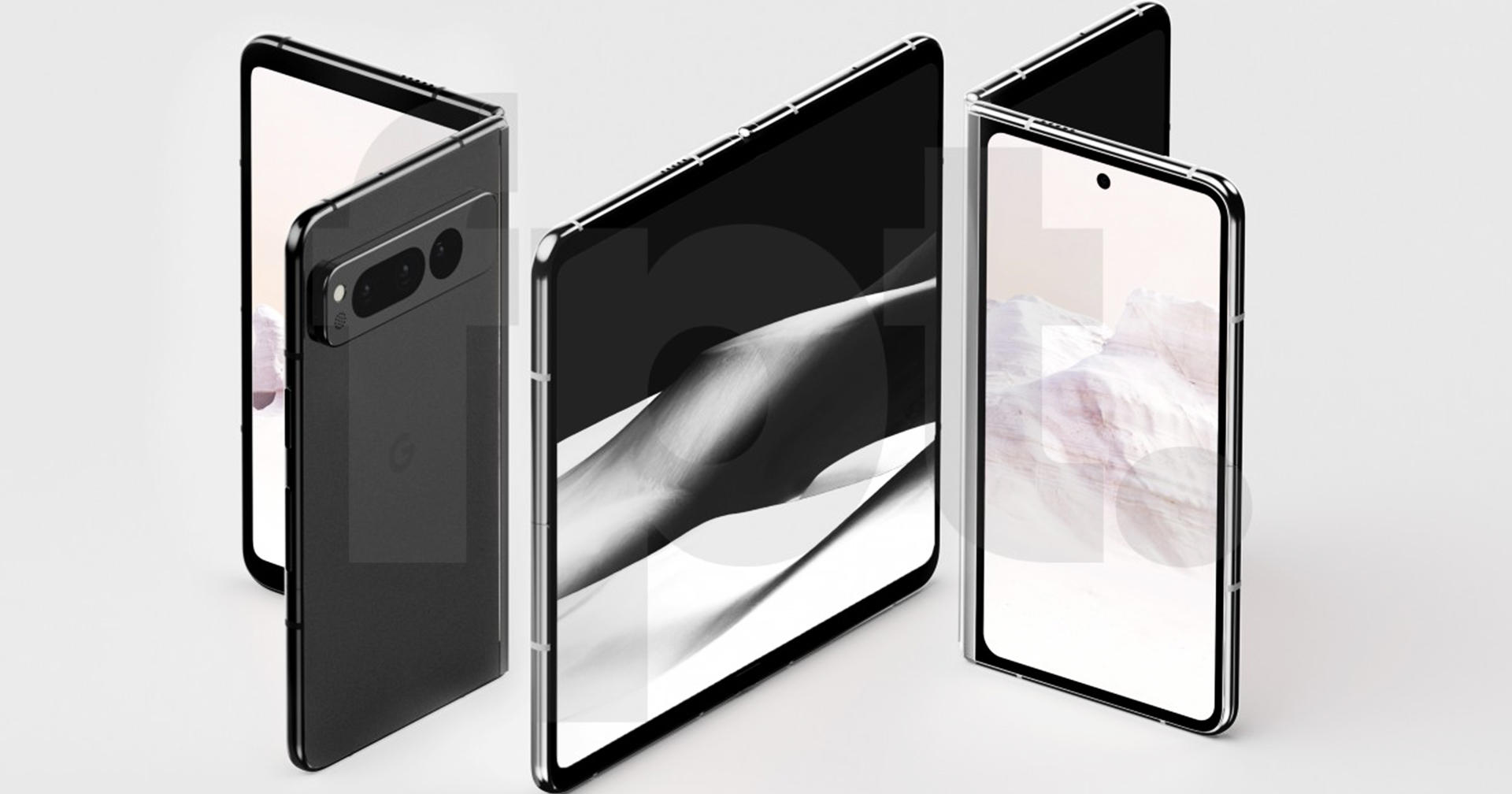 ชมภาพเรนเดอร์ Google Pixel Fold พร้อมข้อมูลราคาที่หลุดออกมา