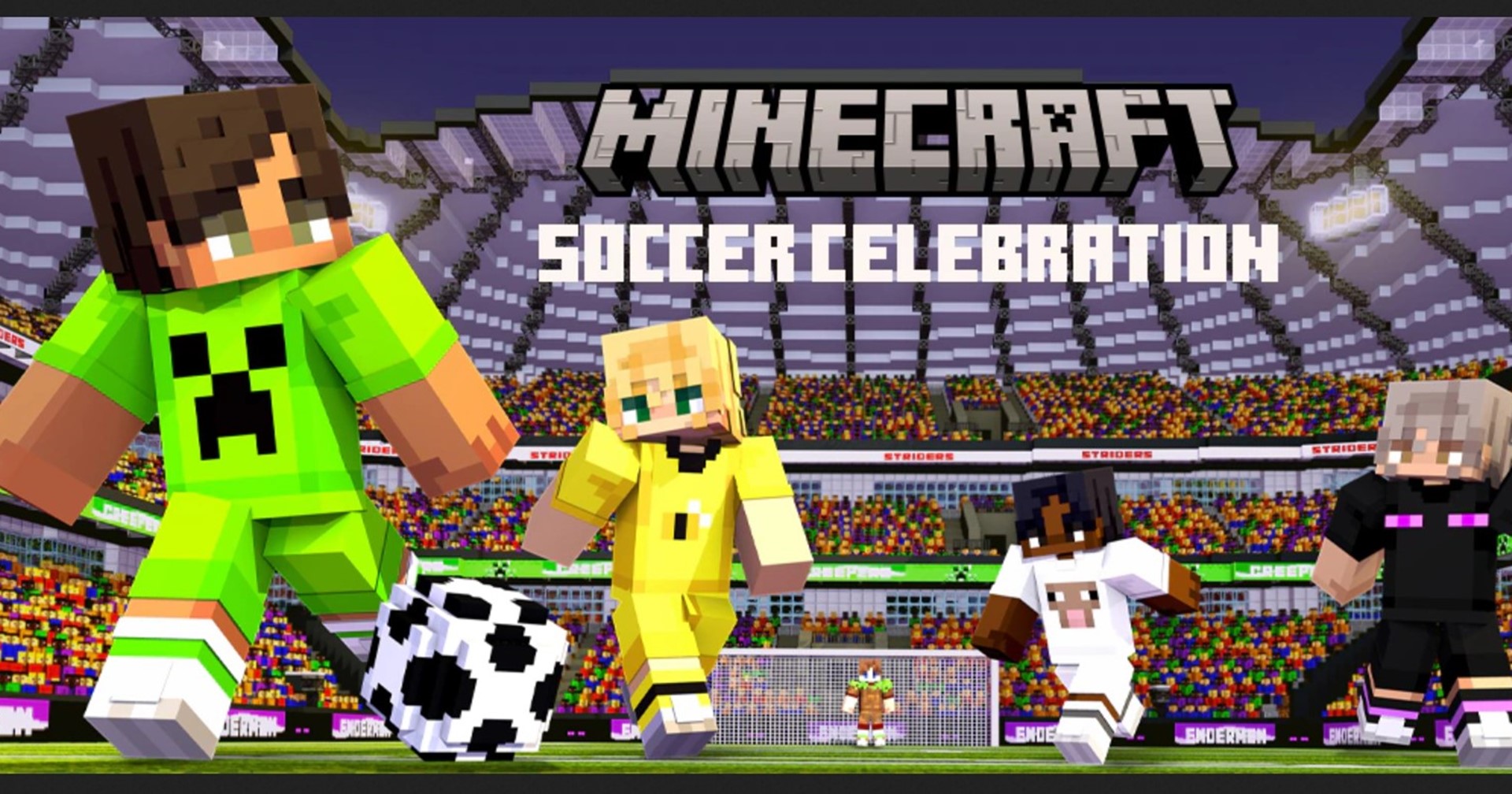 Minecraft เปิดฉากสนามบอล รับมหกรรมฟุตบอลโลก