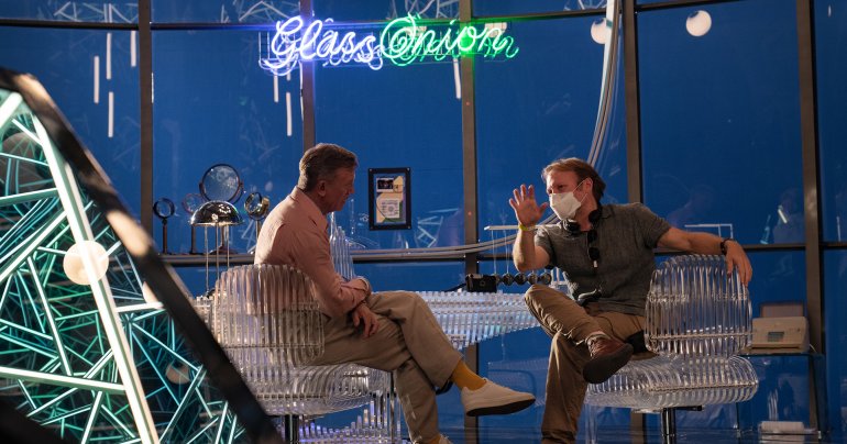 Glass Onion A Knives Out Mystery ฆาตกรรมหรรษา ใครฆ่าเพื่อน Rian Johnson Courtesy of Netflix