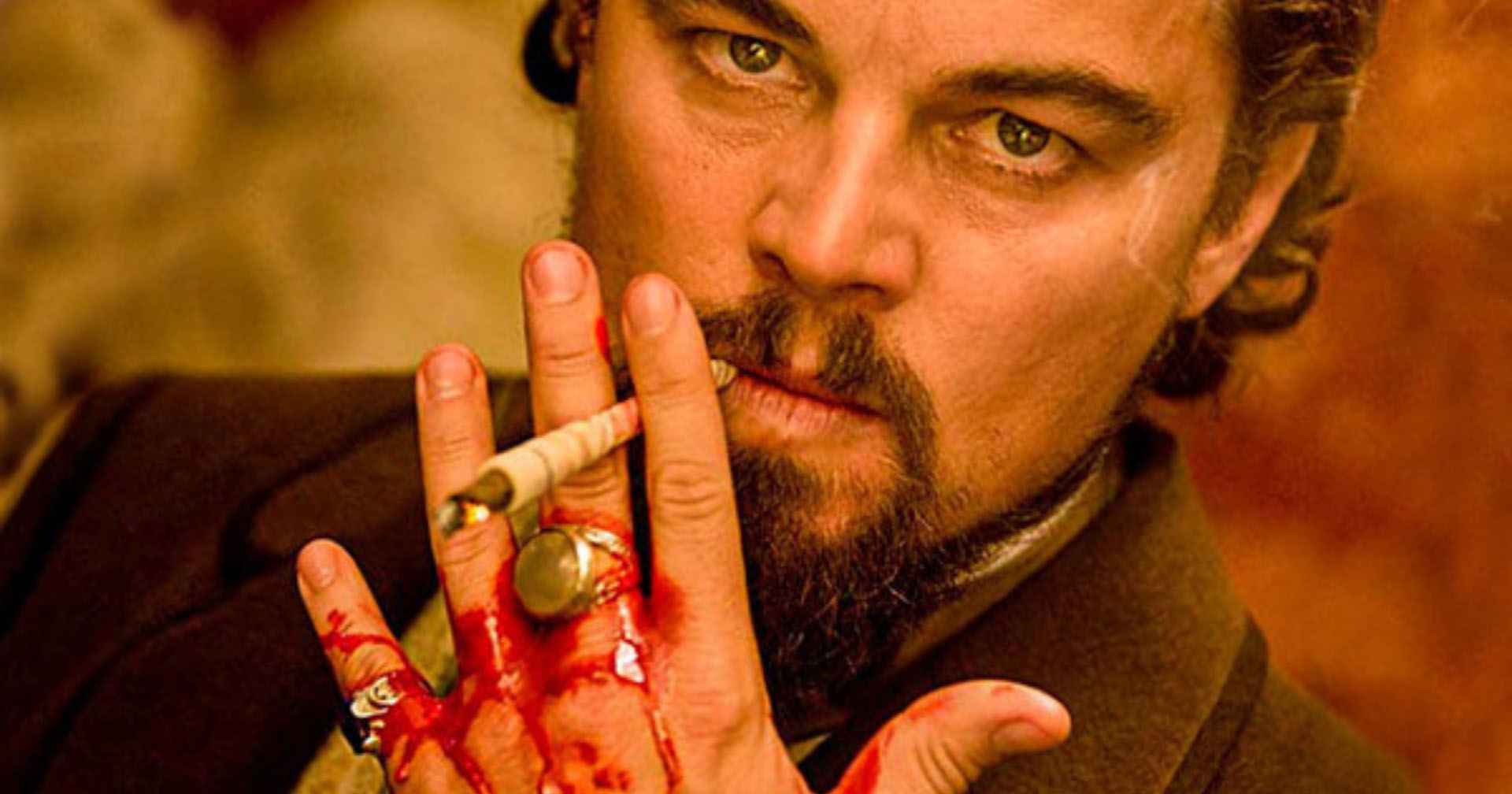 เกิดอุบัติเหตุใน Django Unchained แก้วบาดมือ Leonardo DiCaprio เลือดไหลโชกแต่ทนเจ็บถ่ายทำต่อ