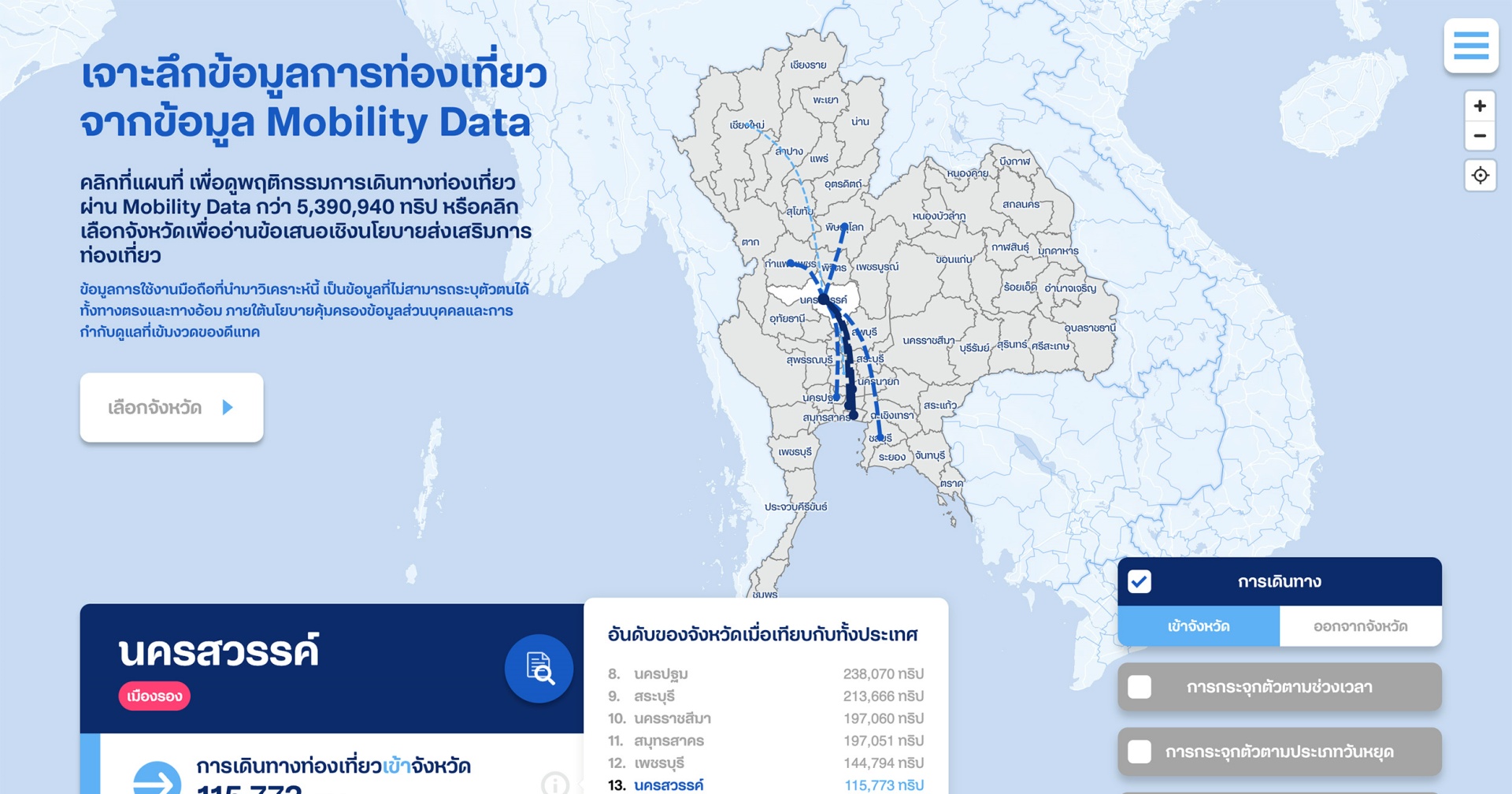ครั้งแรกในไทย! ดีแทค-สถาปัตย์จุฬาฯ-บุญมีแล็บ เปิดตัว Mobility Data Dashboard ข้อมูลเชิงลึก เสริมการท่องเที่ยวไทย