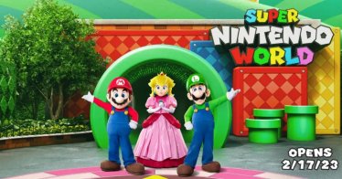 ปู่นินเปิดสวนสนุก Super Nintendo World ใน อเมริกา ต้นปี 2023