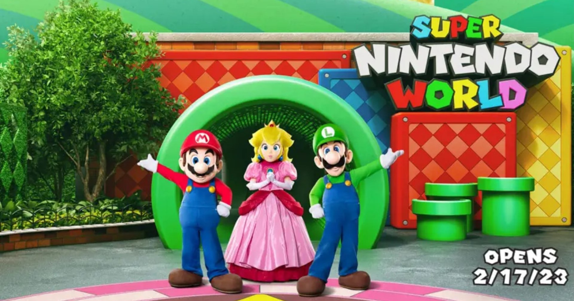 ปู่นินเปิดสวนสนุก Super Nintendo World ใน อเมริกา ต้นปี 2023