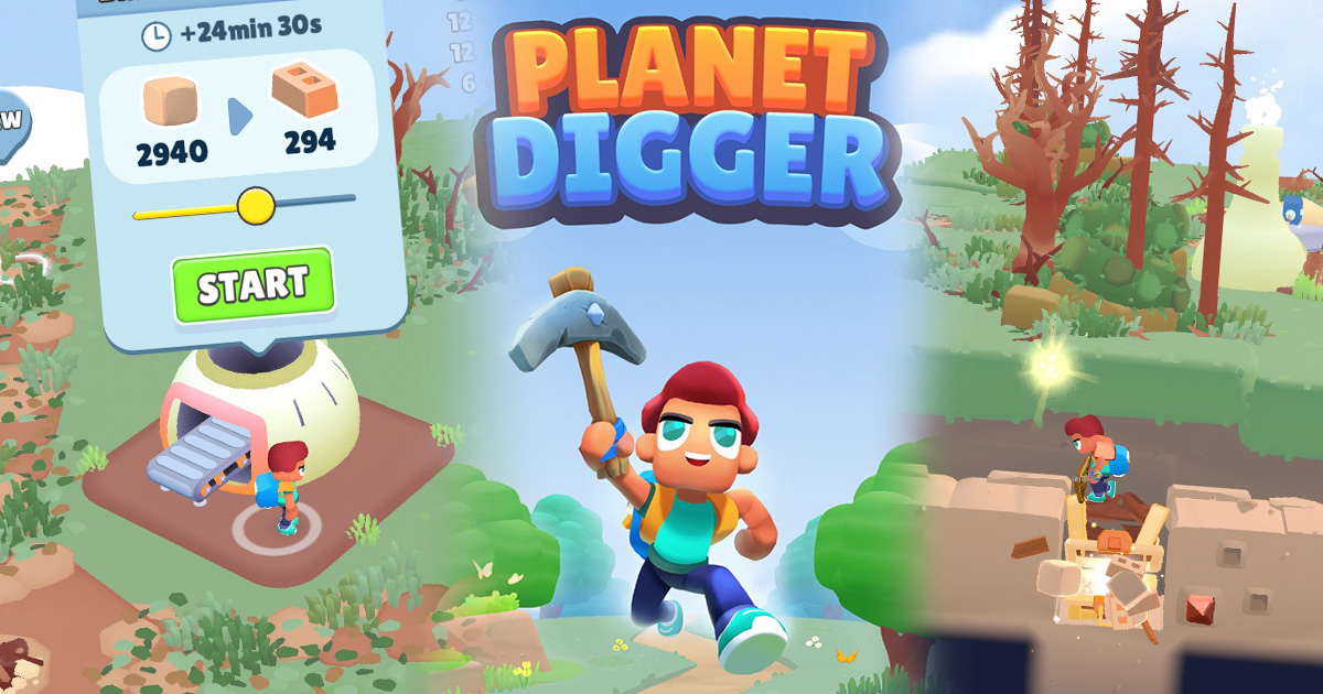 [รีวิวเกม] “Planet Digger” เกมขุดสำรวจดาวเคราะห์ อีก 1 เกมดูดเวลาน่าเล่นบนมือถือ