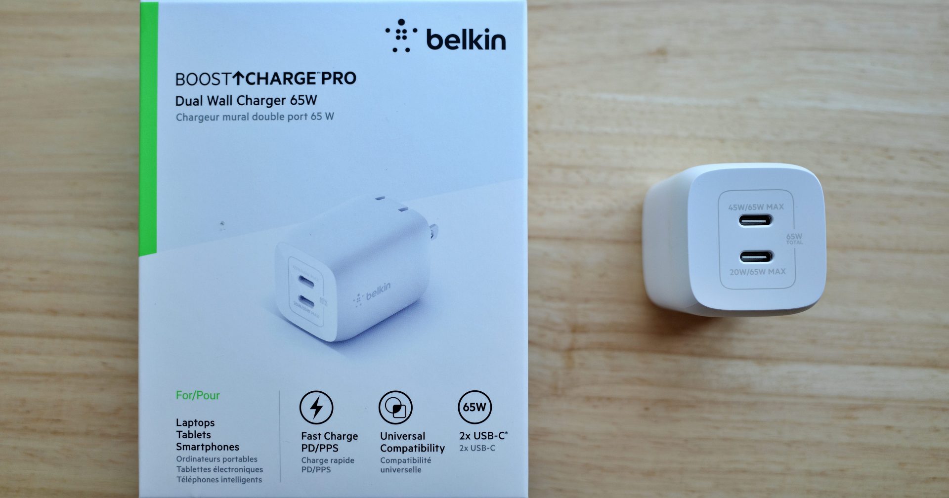 รีวิวหัวชาร์จ USB-C คู่ Belkin BoostCharge Pro 65 Watt กำลังแรงเกินขนาด