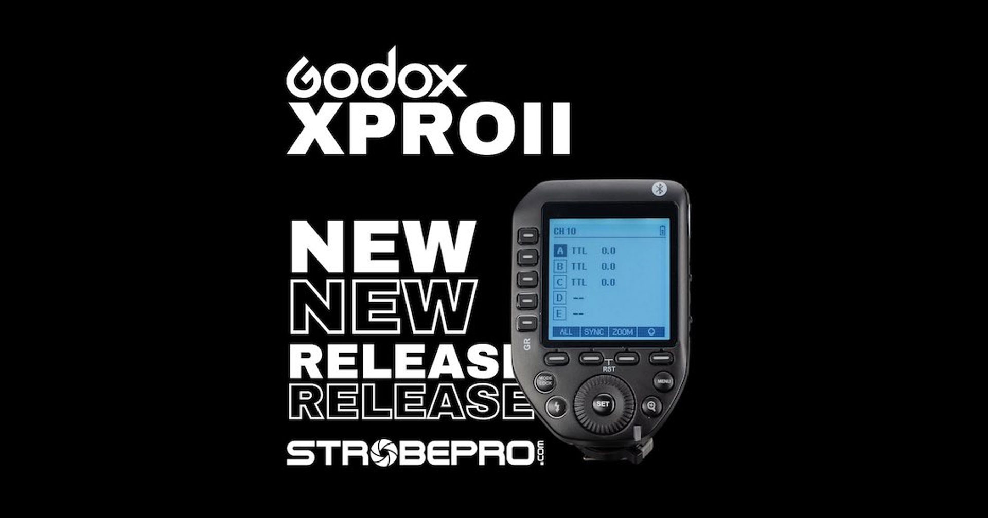 Godox XPRO II Wireless Flash Trigger สำหรับกล้อง Canon, Nikon, Sony เพิ่มฟีเจอร์ใหม่เพียบ
