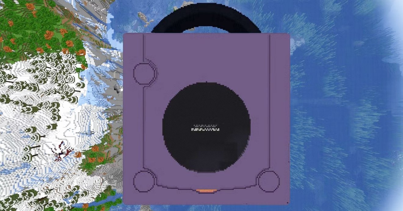 แฟนเกมสร้าง Game Cube ขนาดยักษ์ในเกม Minecraft