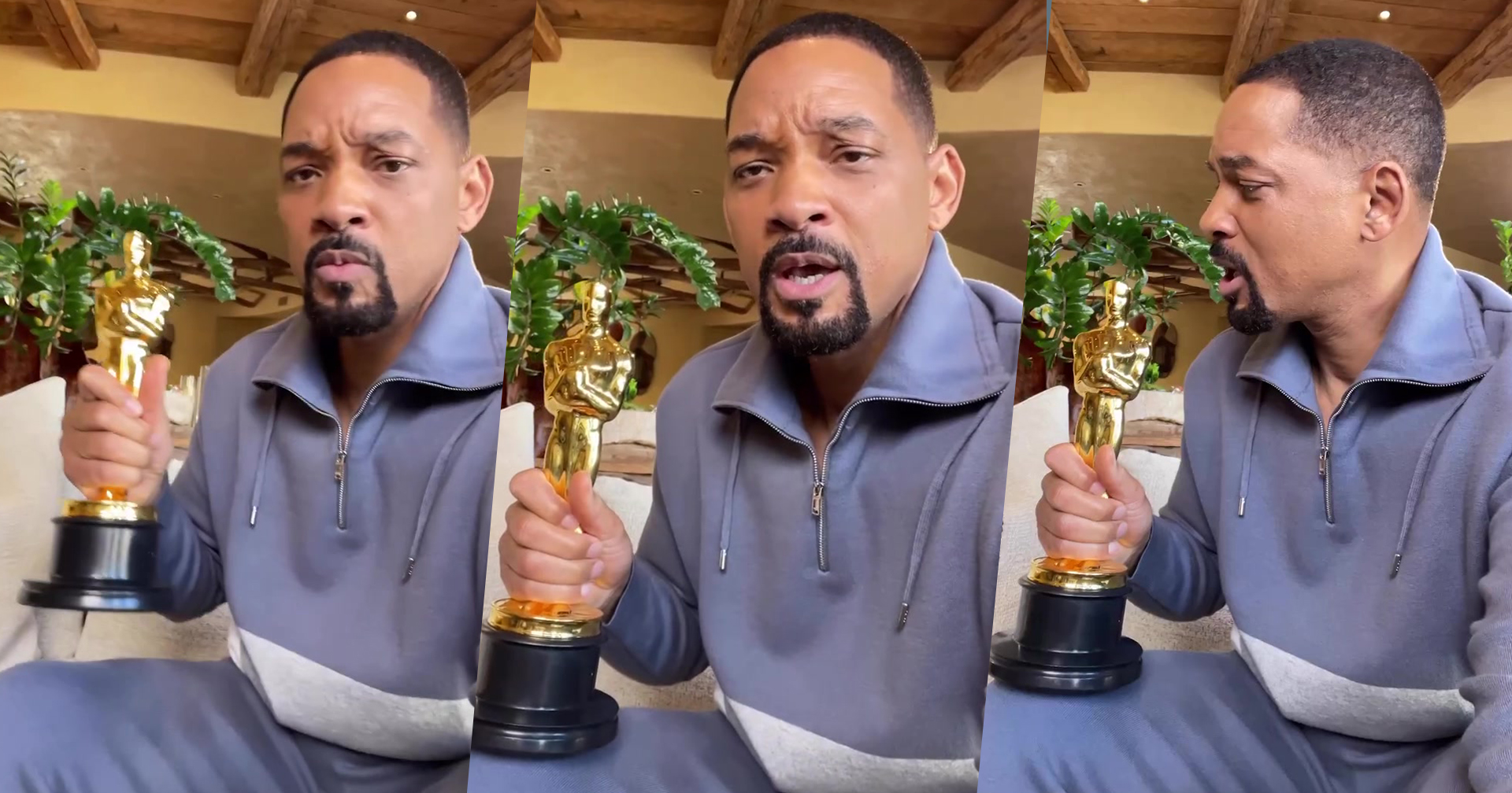 ไปเวย์ตลกแล้ว Will Smith ปล่อยคลิปแอบหยอกเหตุตบสนั่นกลางเวที Oscars