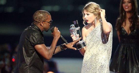 Taylor Lautner Taylor Swift Kanye West MTV VMA