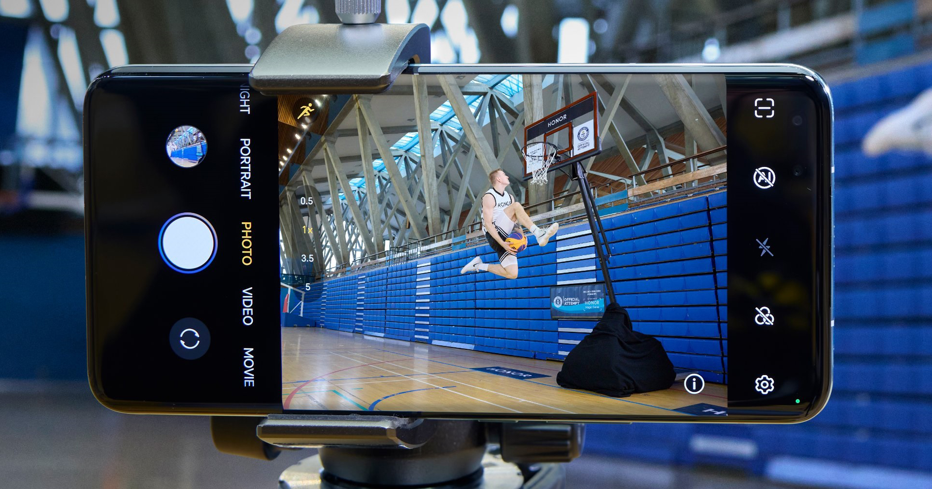 Honor ใช้กล้อง AI ของ Magic5 Pro บันทึกภาพการทำสถิติโลกระดับ Guinness World Records