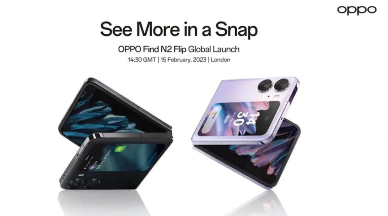 Oppo เตรียมเปิดตัว Find N2 Flip เวอร์ชัน Global ในวันที่ 15 กุมภาพันธ์นี้