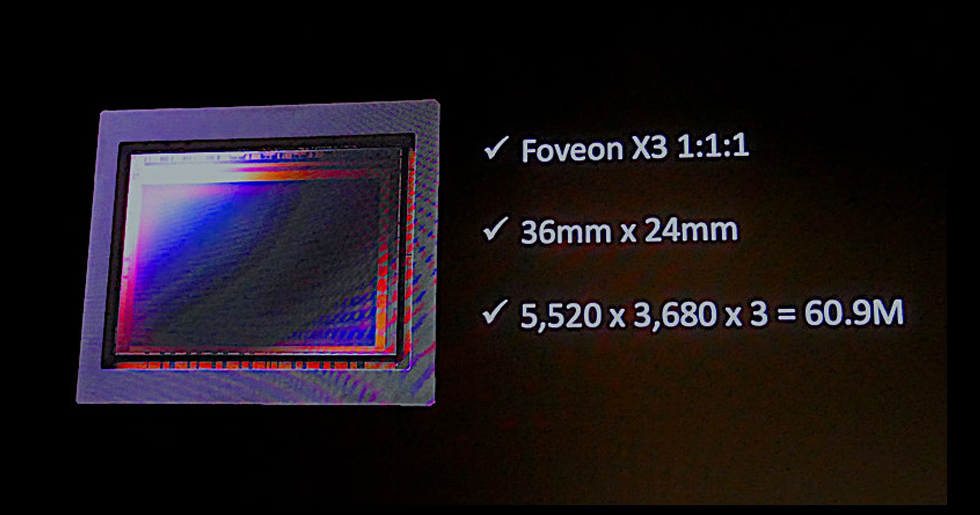 SIGMA อัปเดตความคืบหน้าเซนเซอร์ Foveon X3 Full-frame คาดเตรียมเปิดตัวในปีหน้า