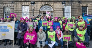 The EIS announced a 16-day programme of strikes, which will involve its members taking action in two local authority areas each day. The Scottish Government has insisted their pay demands are unaffordable
