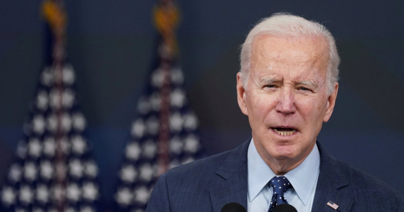 US President Joe Biden speaks about a high-altitude Chinese balloon