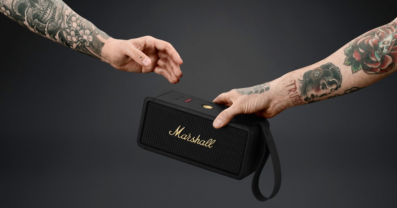 เปิดตัว Marshall Middleton ลำโพงบลูทูธพกพา เสียงดุ ดีไซน์เจ๋ง พร้อมเป็น Powerbank ได้