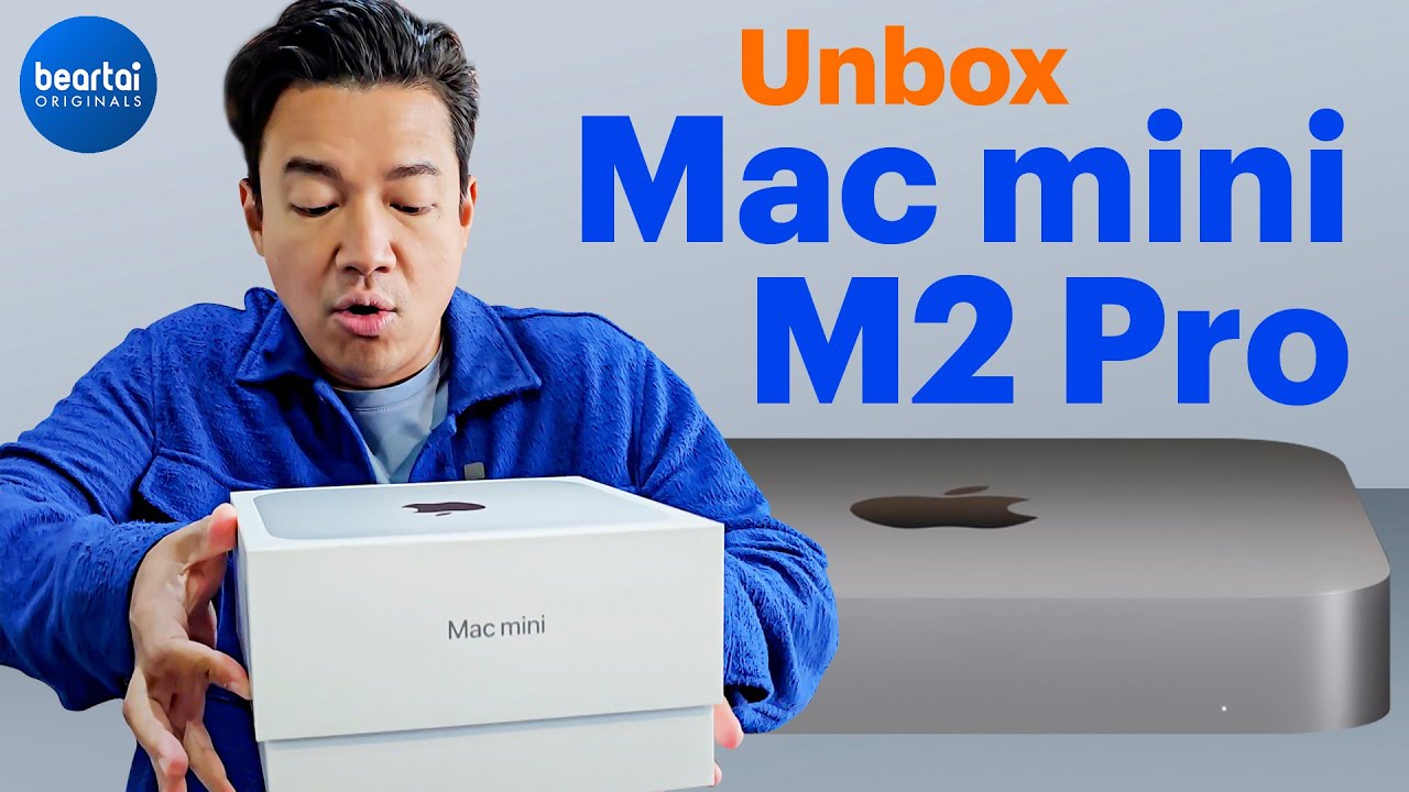 แกะกล่อง Mac mini M2 Pro กลางห้องตัดต่อ!