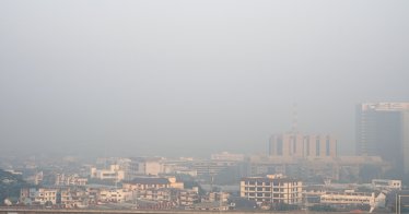 pm 2.5 air pollution in bangkok, thailand