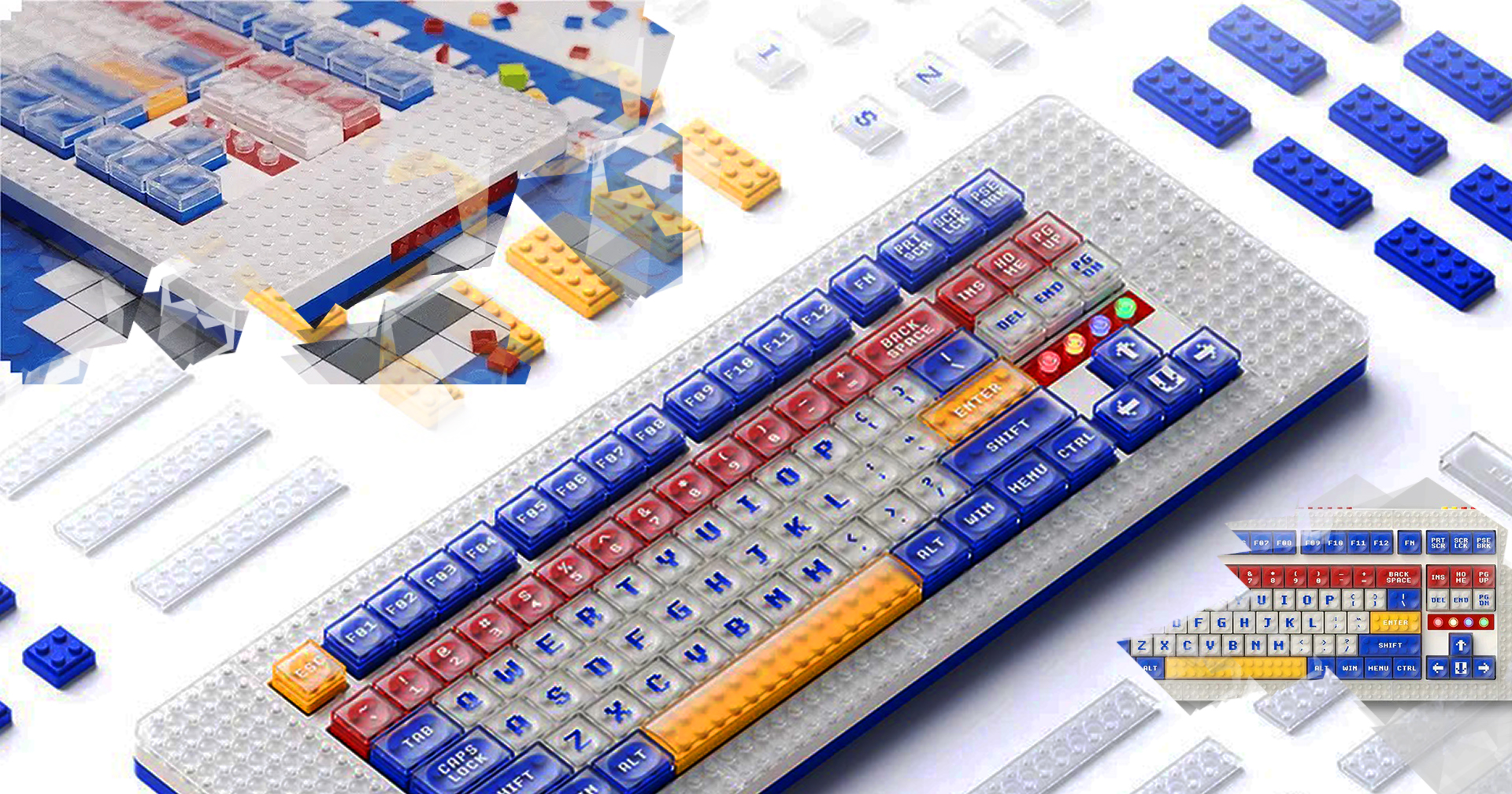 คีย์บอร์ดตัวต่อ LEGO? ปรับแต่งได้อิสระถูกใจสาย Custom! MelGeek Pixel Mechanical Keyboard