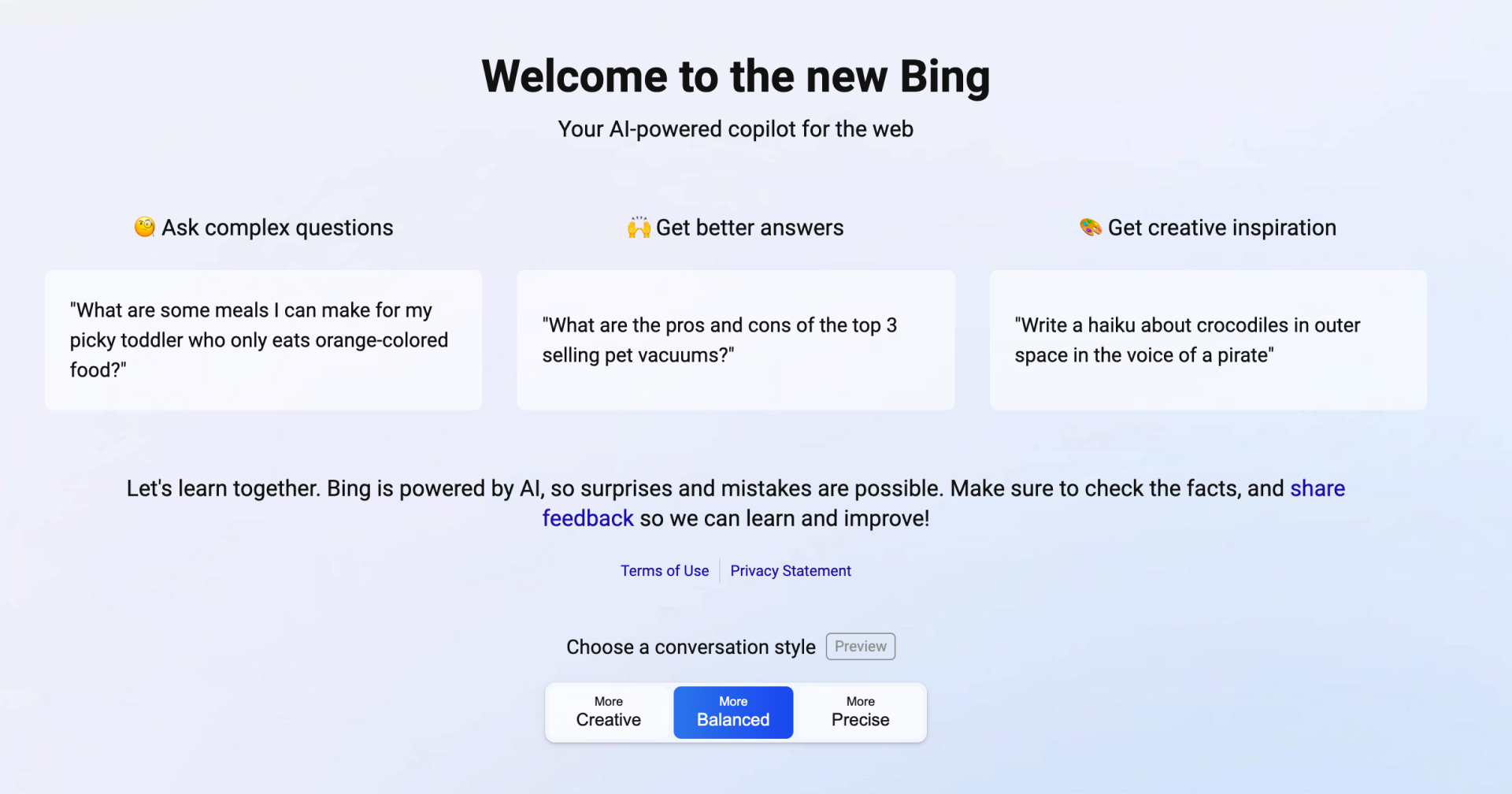Microsoft เปิดให้ผู้ใช้งานเลือกบุคลิกของ Bing ChatBot ได้ 3 โหมด