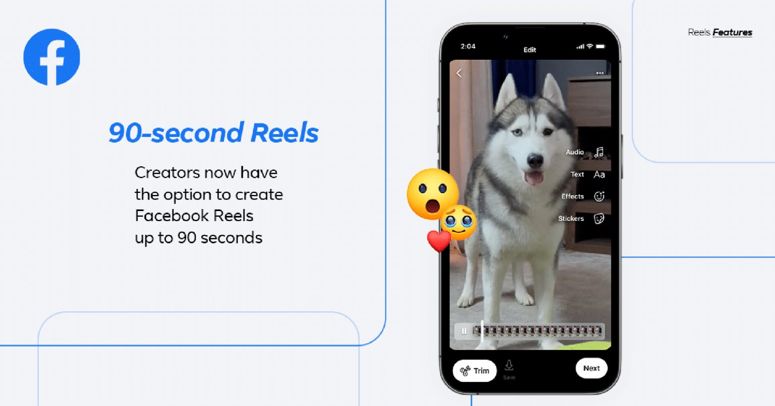 Facebook ขยายความยาวคลิปวิดีโอ Reels ออกเป็นสูงสุด 90 วินาที - BT beartai