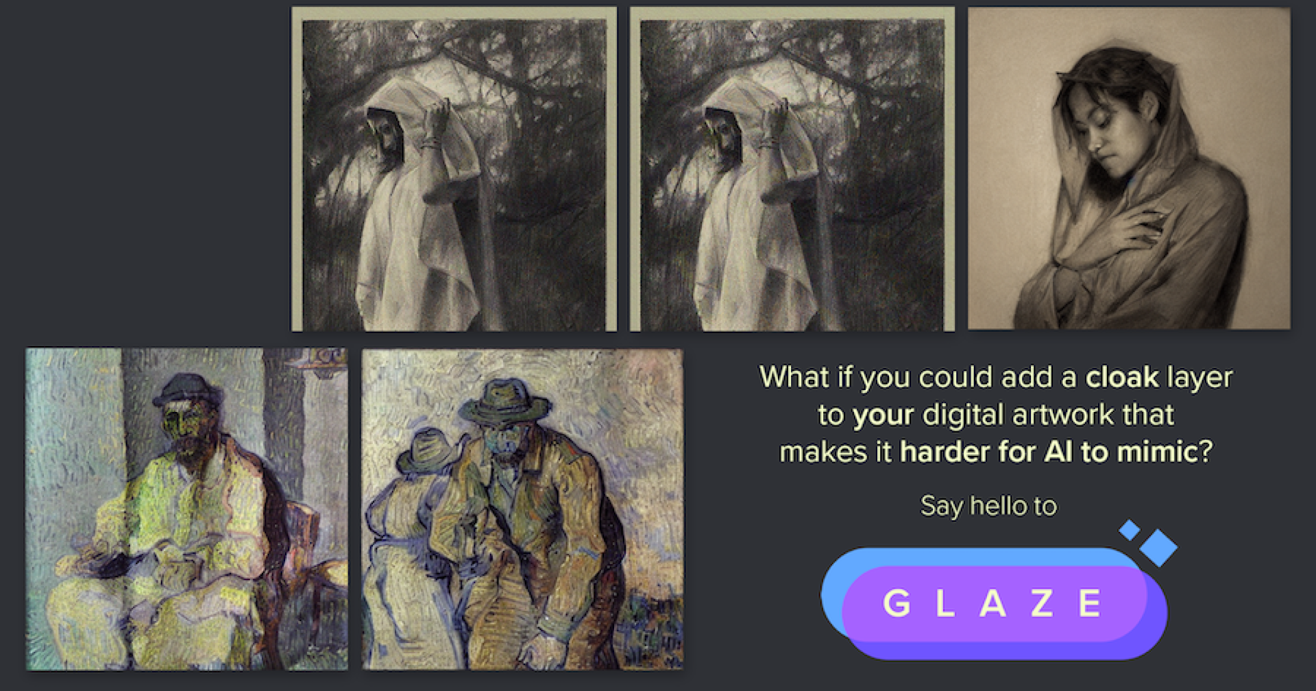 Glaze เครื่องมือป้องกันงานศิลปะไม่ให้ถูก AI ลอกลายเส้น ให้คนดูงานได้ แต่เอไอดูแล้วงง