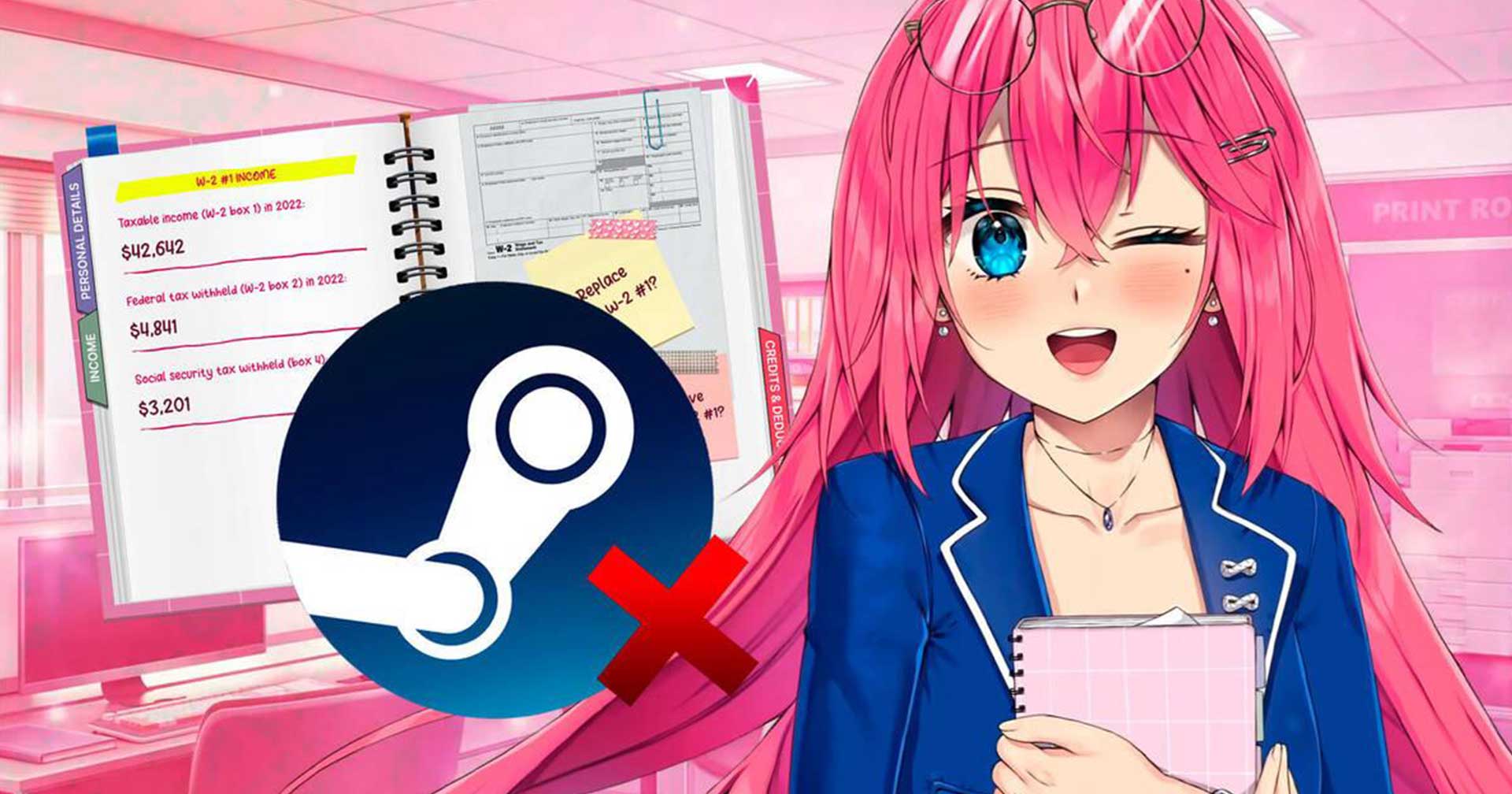 Steam ถอดเกมจีบสาวที่ช่วยจัดการภาษีออกจากหน้าร้าน เพราะขอข้อมูลส่วนตัวผู้เล่น